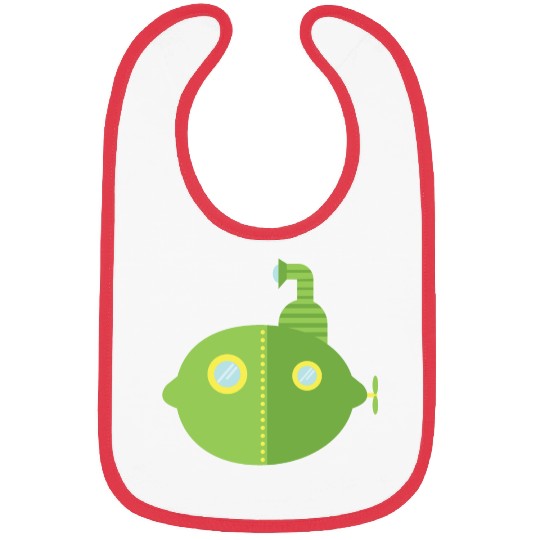 Submarine Lime Bibs
