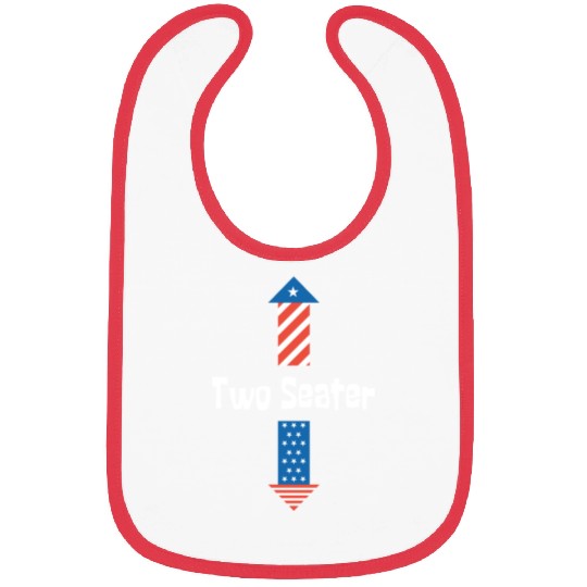 4th Of July Dirty For Men Adult Humor Two Seater Bibs