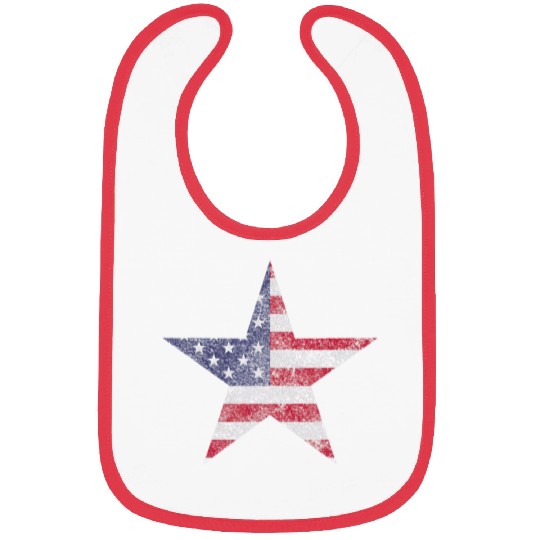 AMERICAN STAR US USA FLAG STARS AND STRIPES Bibs