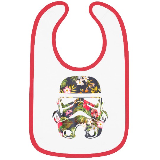 Star Wars Tropical Stormtrooper Floral Bibs