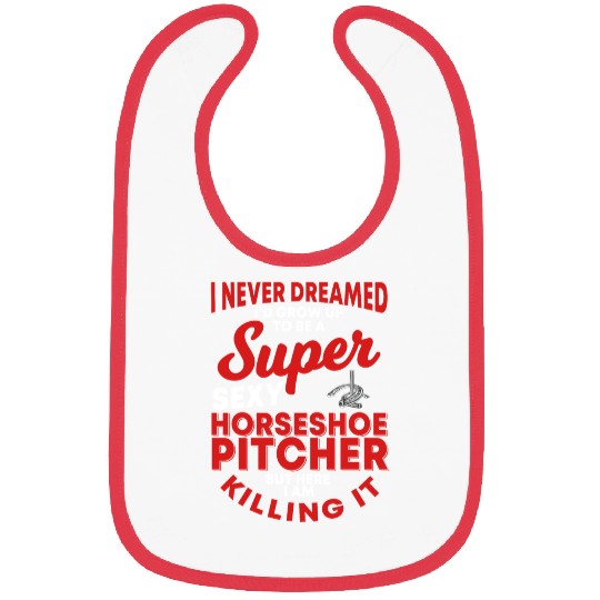 Horseshoe Pitcher Bibs