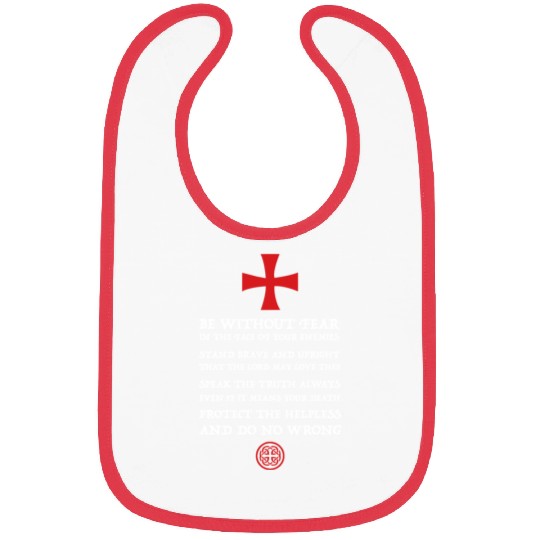 Crusader Knight Knights Templar Code Holy Cross Bibs