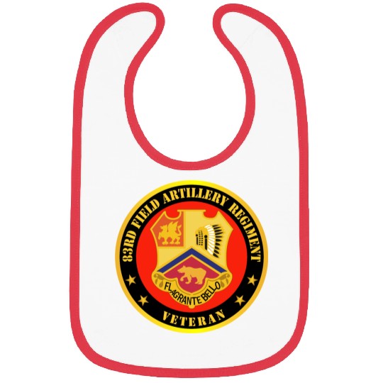83rd Field Artillery Regiment Veteran w Branch Bibs