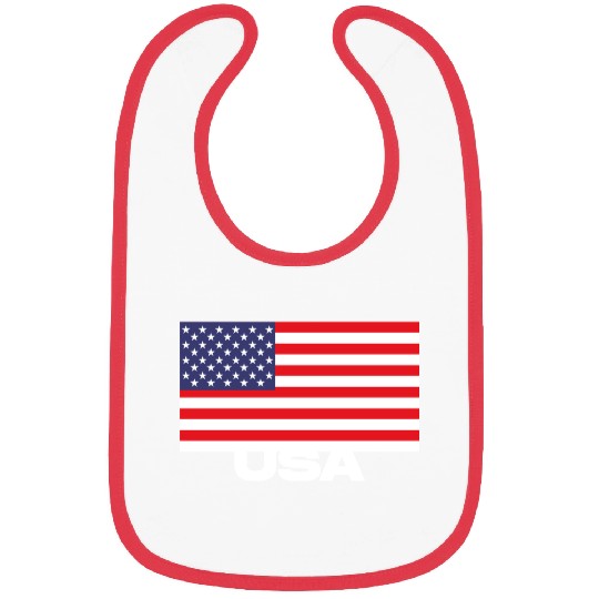 American Flag Bibs