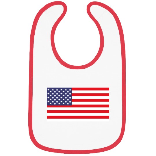 American Flag Bibs