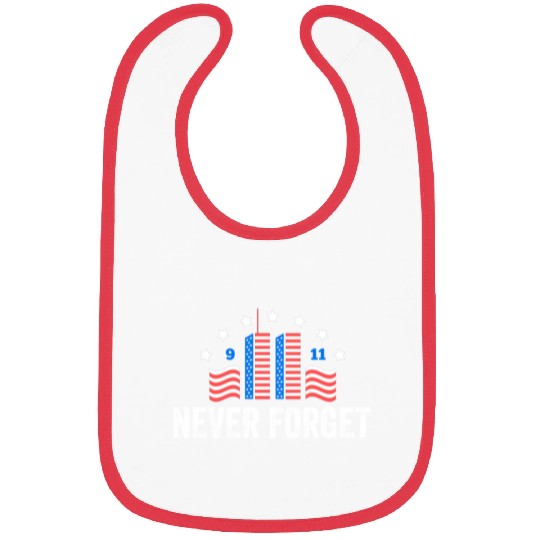 Never Forget 9/11 Patriot Day 2021 Bibs