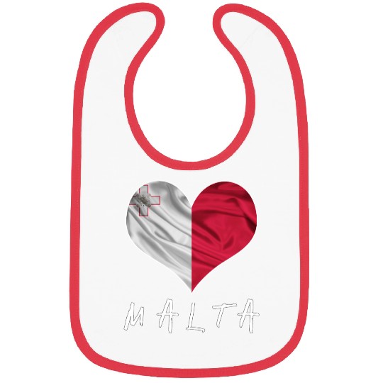Malta Love Flag Bibs