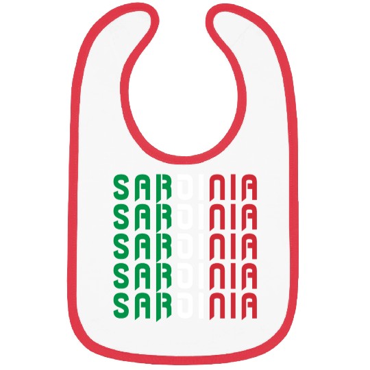 Sardinia Italy Flags Design Bibs