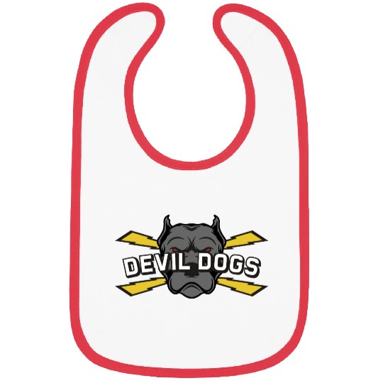 Devil dogs v4 Bibs
