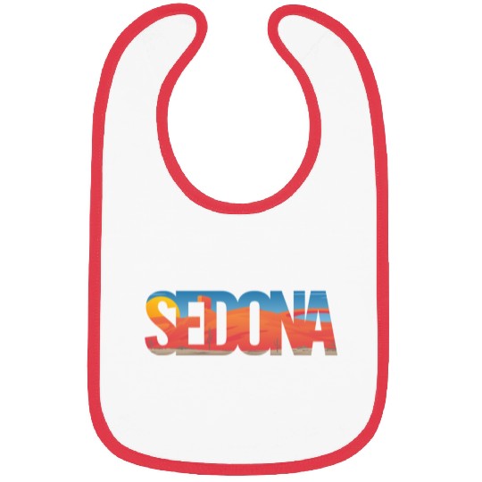 Sedona Arizonna Scenic Typography Bibs