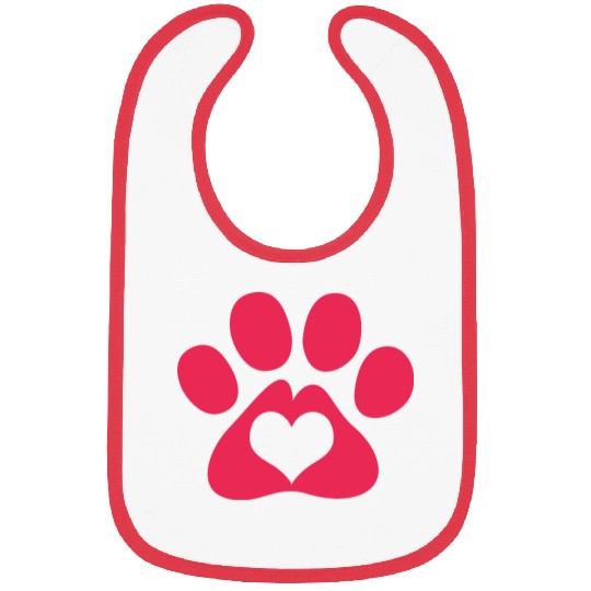 Dog Paw Adopt A Pet Dog Rescue Bibs