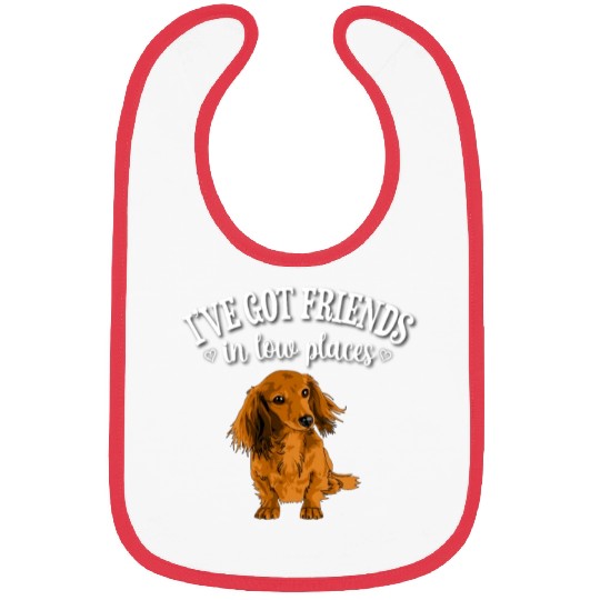 Long Haired Dachshund Bibs