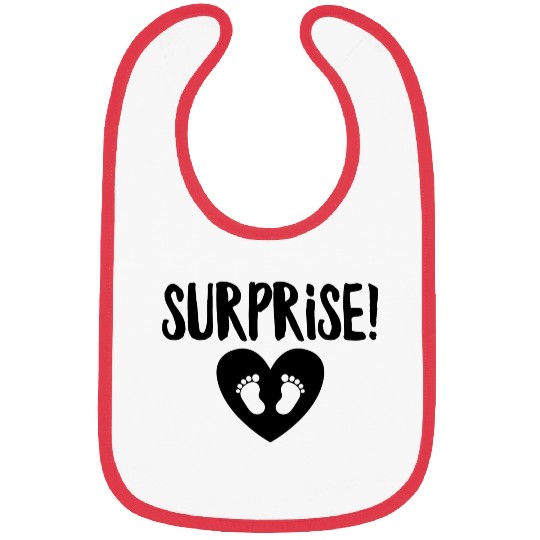 Surprise Pregnancy Announcement Mom To Be Bibs
