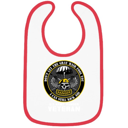 US Army Ranger Army Dad Military Veterans Day Bibs