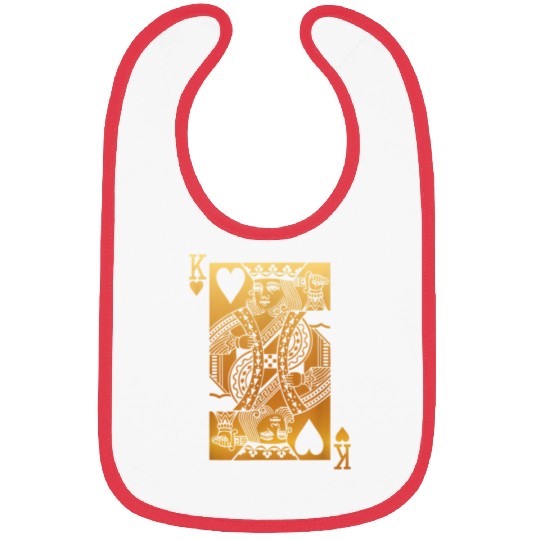 King of Hearts Card 5884 Bibs