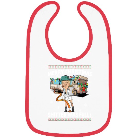 Donald Trump Cousin Eddie Christmas Bibs Shitte
