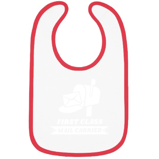 First Class Mail Carrier, Post office, Postal work Bibs