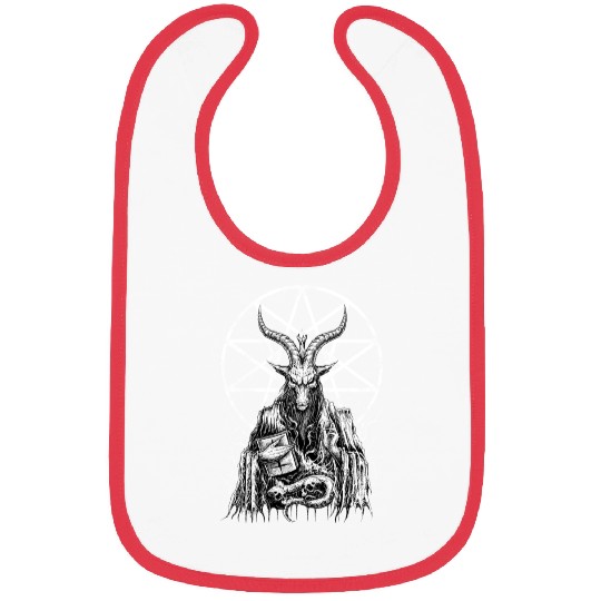 Demonic Baphomet Goat Bibs