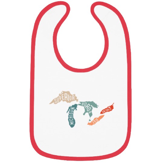 Great lakes USA, Michigan Lake Erie Lake Bibs
