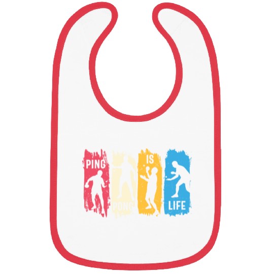 Ping Pong Lovers - Table Tennis - Ping Pong Saying Bibs