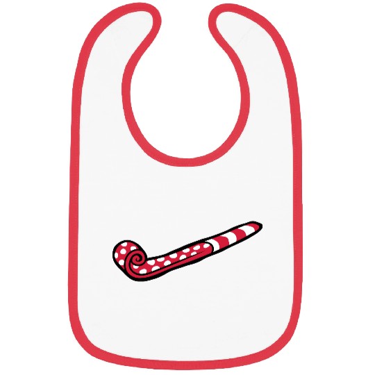 Colorful birthday trumpet Bibs