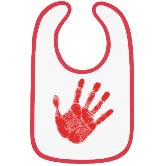 Red Hand - Supporter of MMIW Bibs