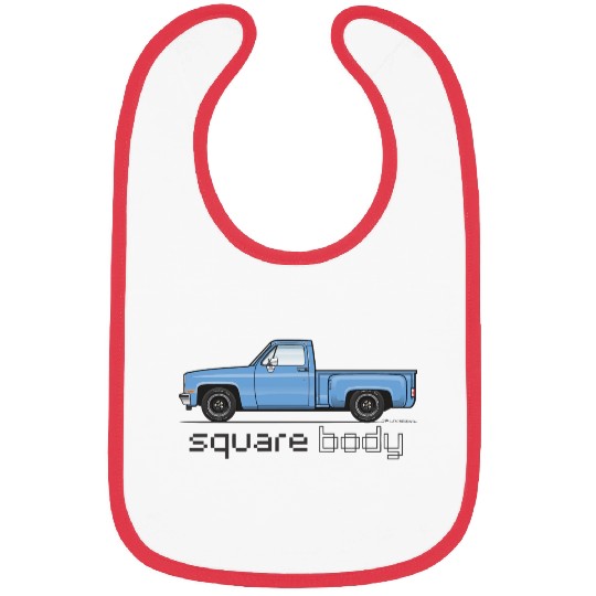 Square Body Light Blue Bibs