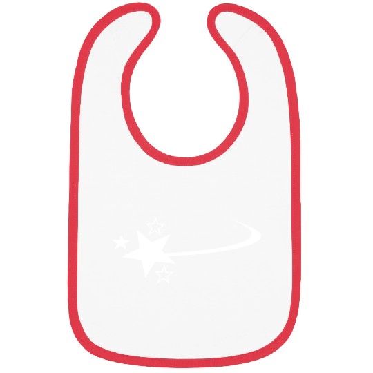 White Shooting Star Bibs