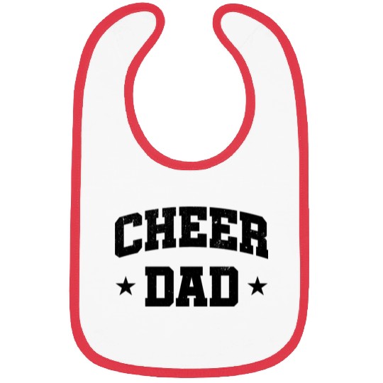 Cheer Dad Funny Cheerleader Fathers Day Bibs