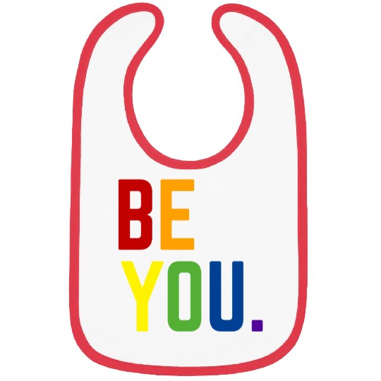 Be you LGBTQ+ Gay Pride Rainbow CSD Coming Out Bibs