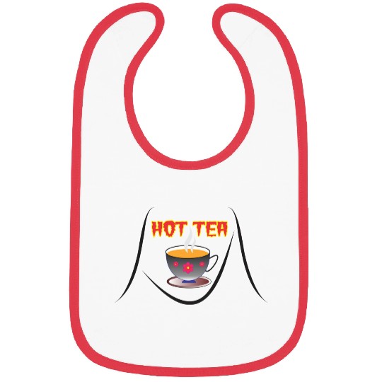 Hot Cup Of Tea Bibs