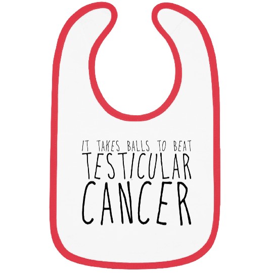 It Takes Balls To Beat Testicular Cancer 2 Bibs