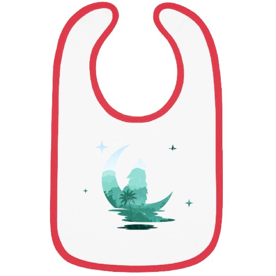 Howling Wolf Nature Lover Bibs