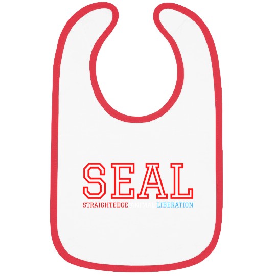 SEAL Straight Edge Animal Liberation | USA Colors Bibs