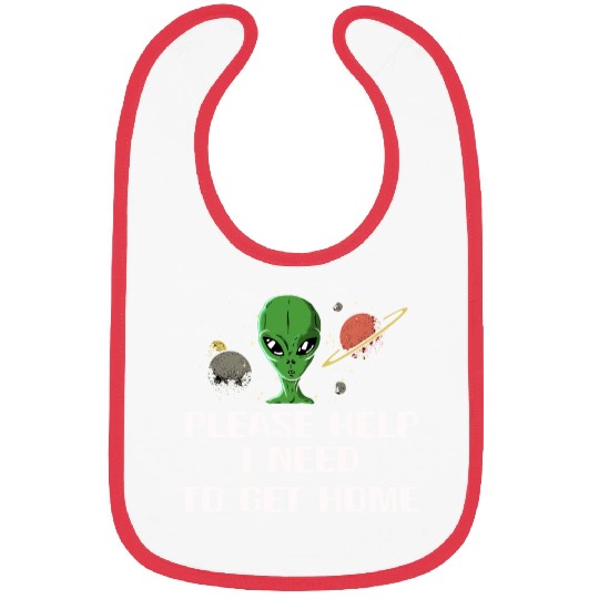 Alien Gift Extraterrestrial UFO AREA 51 Sci-fi Bibs