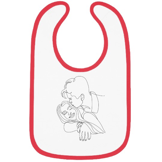 Couple drawing Bibs