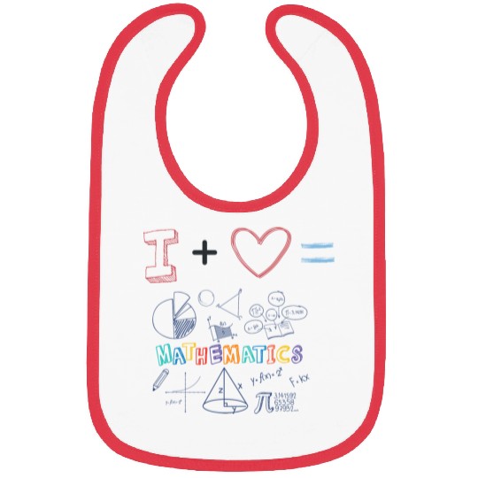 i love math Bibs
