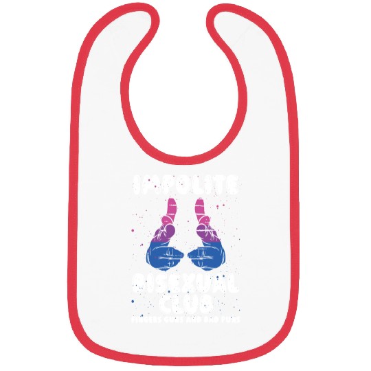 Impolite Bisexual Club Funny Bi Pride LGBT Month Bibs