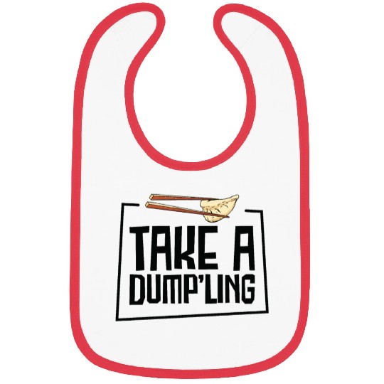 Dumpling Asian Food Chinese Food Fan Bibs