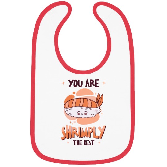 Asian Food Sushi Shrimp Food Sushi Lover Bibs