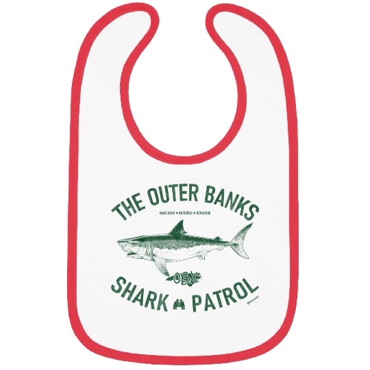 OBX Shark Patrol OBX Vintage Dark Green Bibs