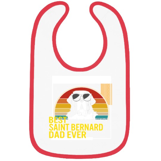 Best Saint Bernard Dad Ever Bibs