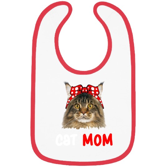 Cat Mom Bibs