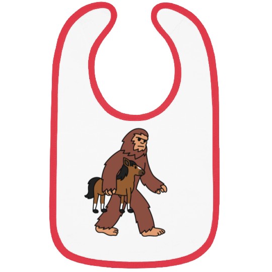 Bigfoot Sasquatch Walking Horse Bibs