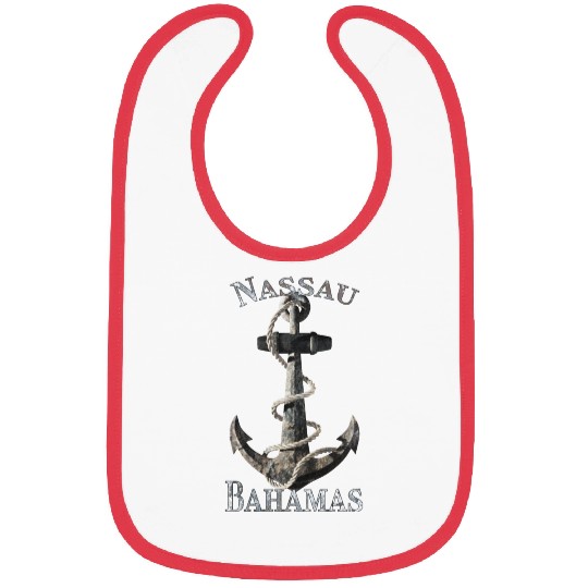 Nassau Bahamas Nautical Anchor Sailing Bibs