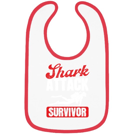 Scuba Diving Shark Attack Survivor Scuba Diver Bibs