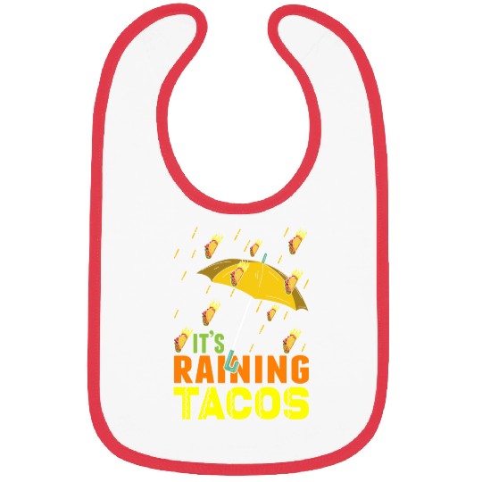 Raining Taco Lover Tacos Bibs