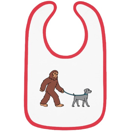 Bigfoot Sasquatch Walking Weimaraner Bibs