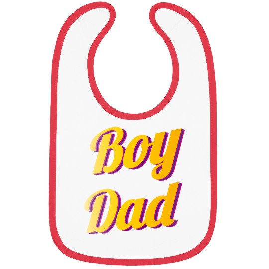 Boy Dad Best Dad Ever Bibs