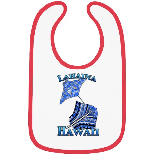 Lahaina Vacation Tribal Stingrays Bibs